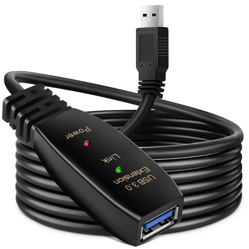 Кабель-удлинитель активный с усилителем usb 3