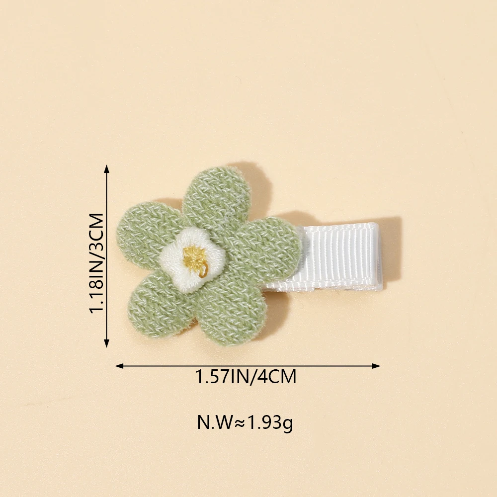 Детская заколка для волос с милым цветком - Фотография_5