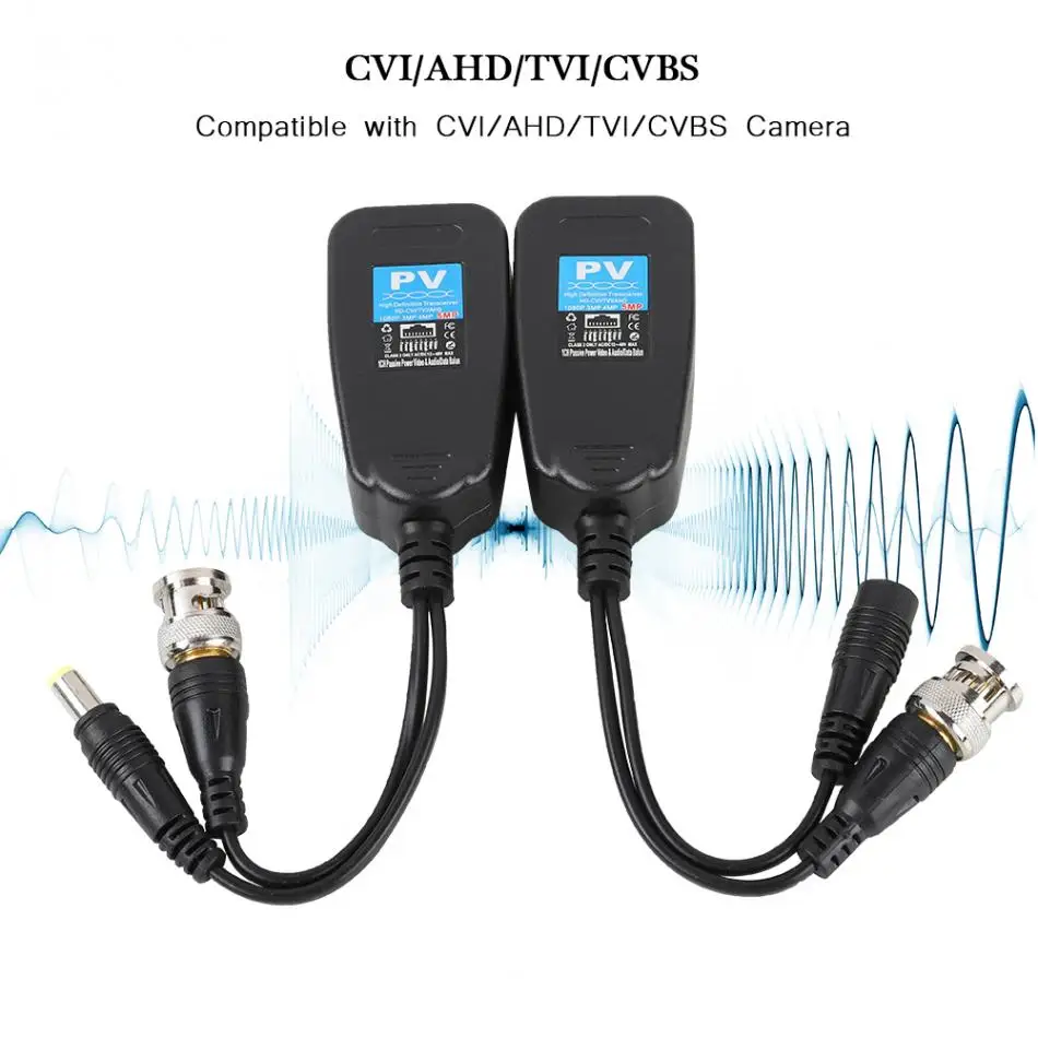 Cctv bnc видеомагнитофон для cat5e/6