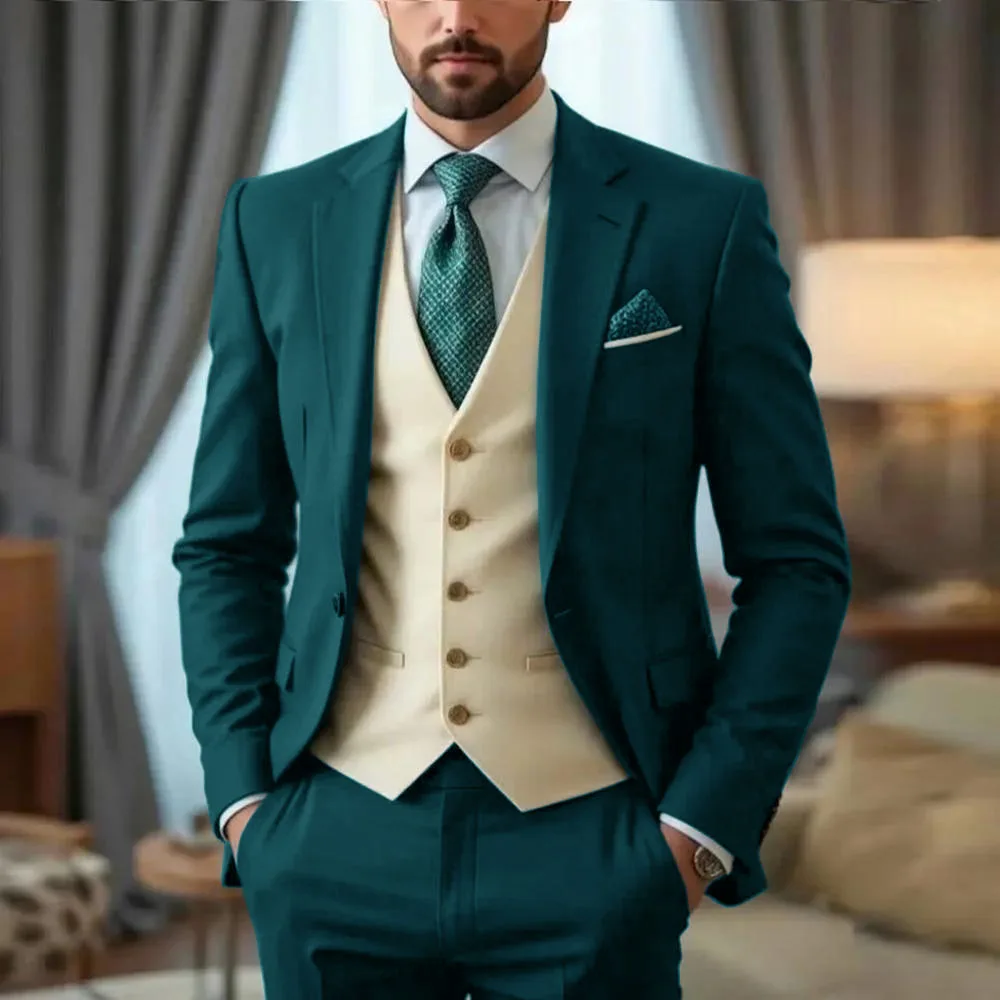 3-х предметные масляно-зеленые