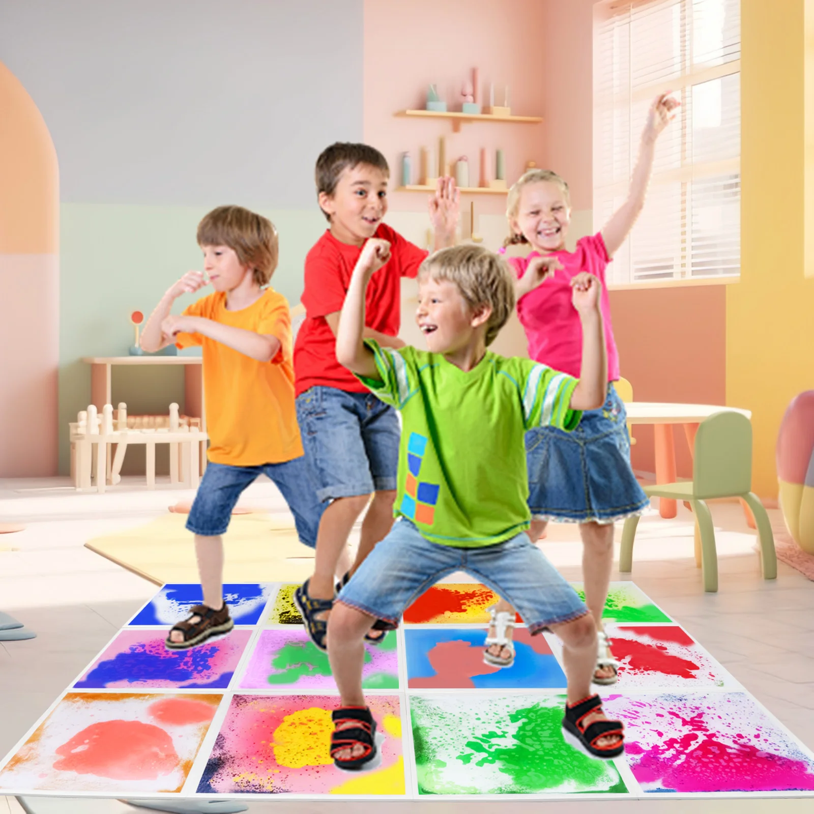 Тактильные коврики сенсорные для малышей