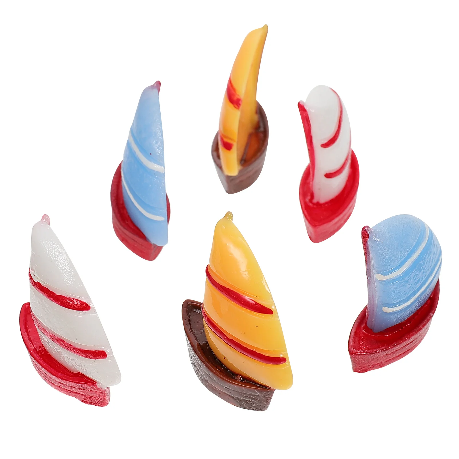 Реалистичные украшения для парусной лодки из смолы - Фотография_2