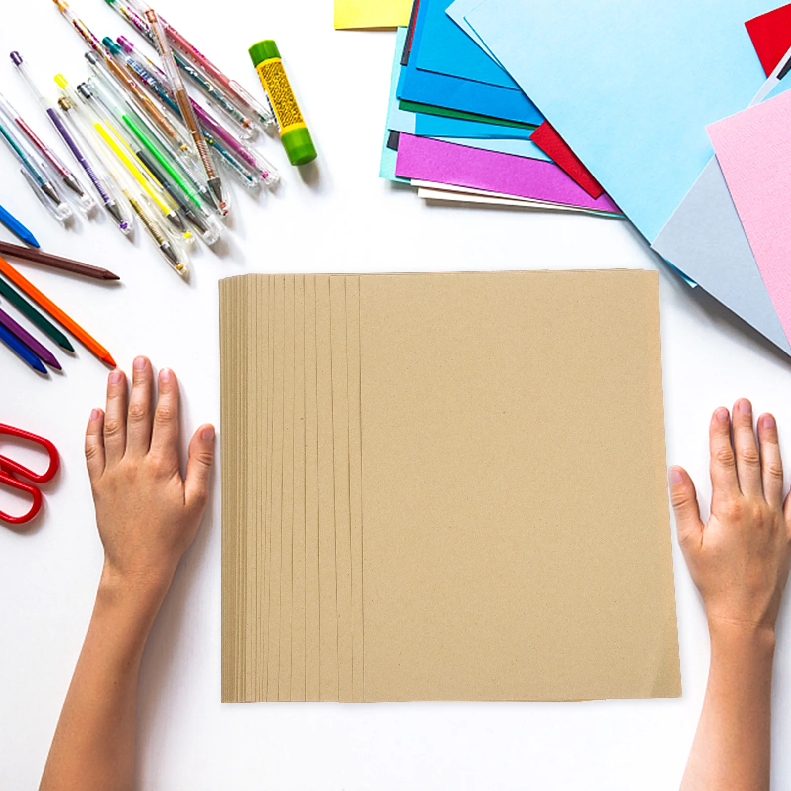 1 упаковка, листы дсп из крафт-бумаги - Фотография_2