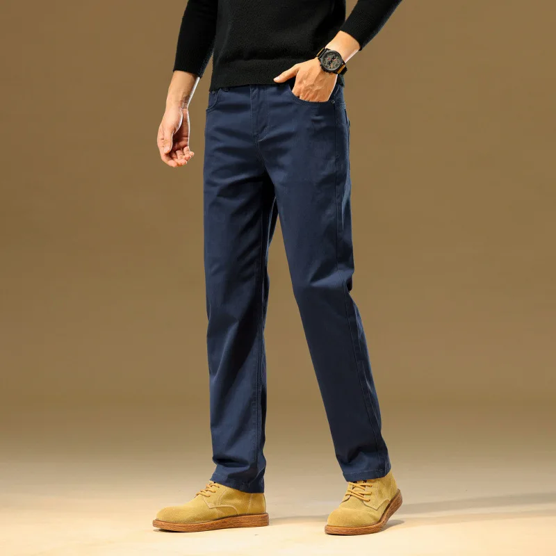 Pure cotton casual pants men's - Фотография_4