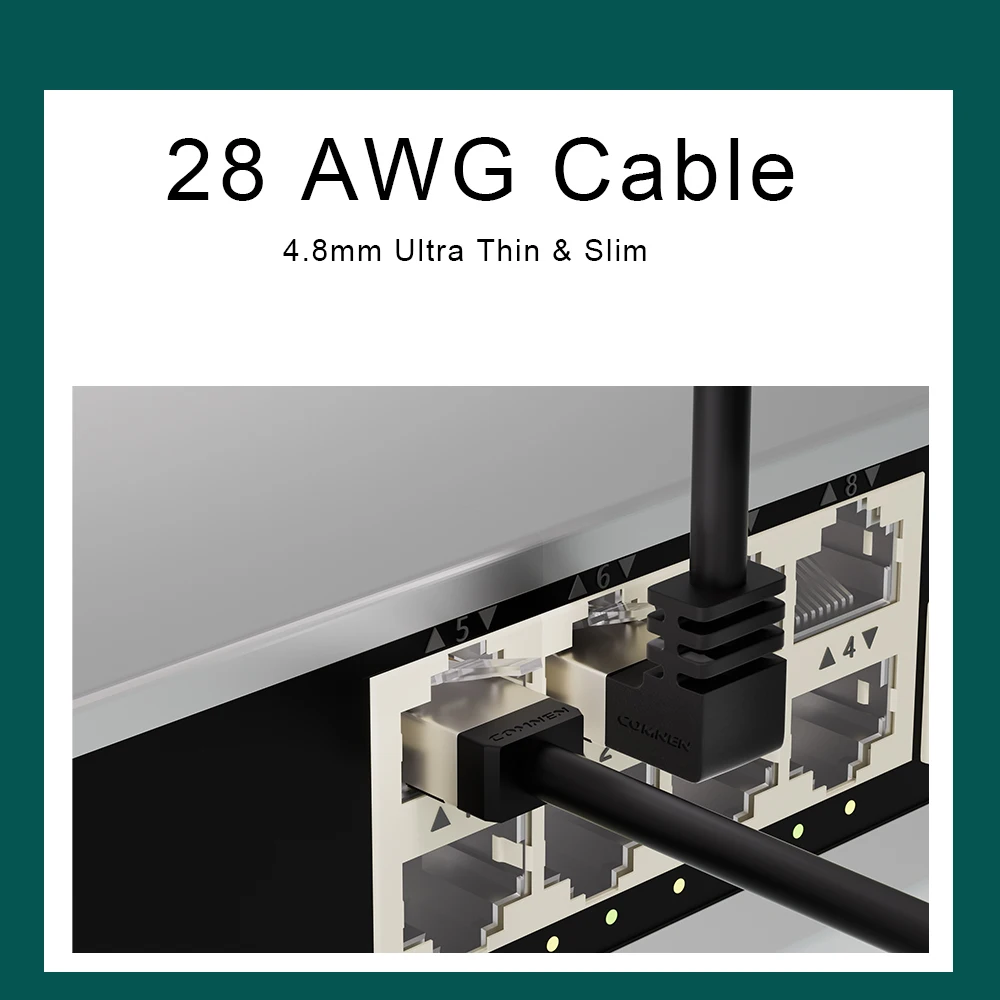 Кабель comnen ethernet rj45 cat6a - Фотография_3