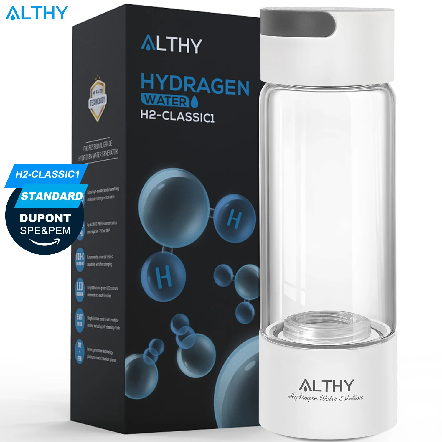 Althy чашка для бутылки с генератором