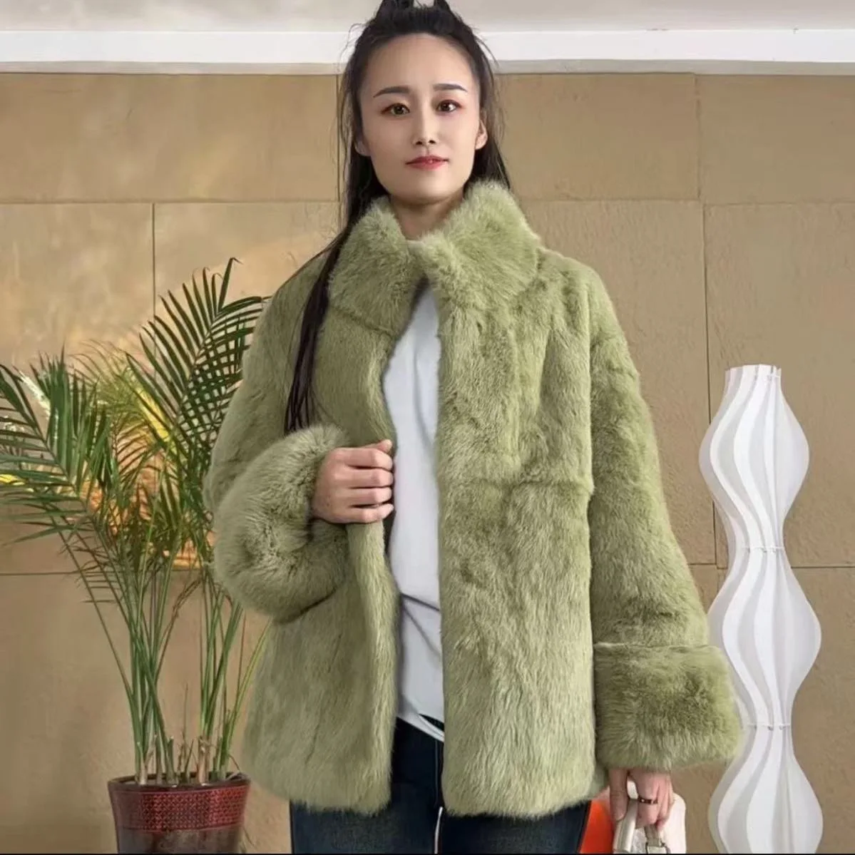 Fancy rani пальто из натурального - Фотография_2