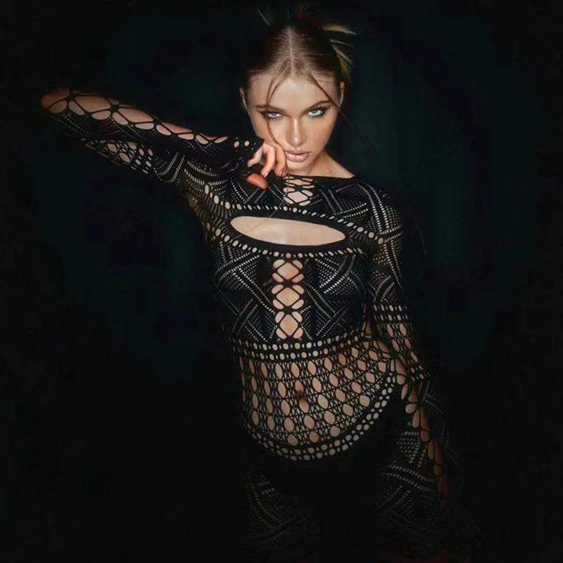 Секс-платье комбинезон с выдолбленным - Фотография_5