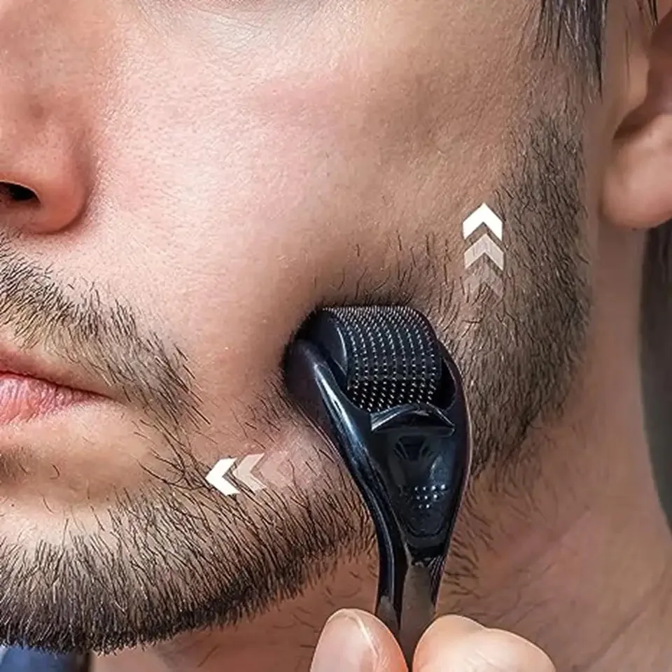 Полностью черный ролик derma roller из нержавеющей стали 540 - Фотография_2