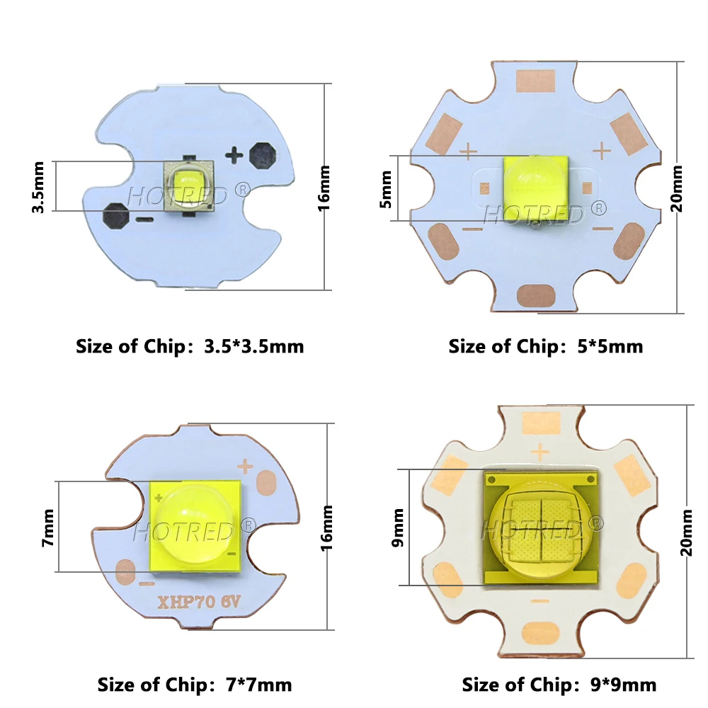 Светодиодные бусины 3w xpe 5w xpg2 - Фотография_4