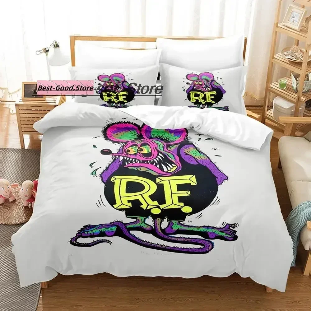 Комплект постельного белья rat fink single twin full queen king size - Фотография_6