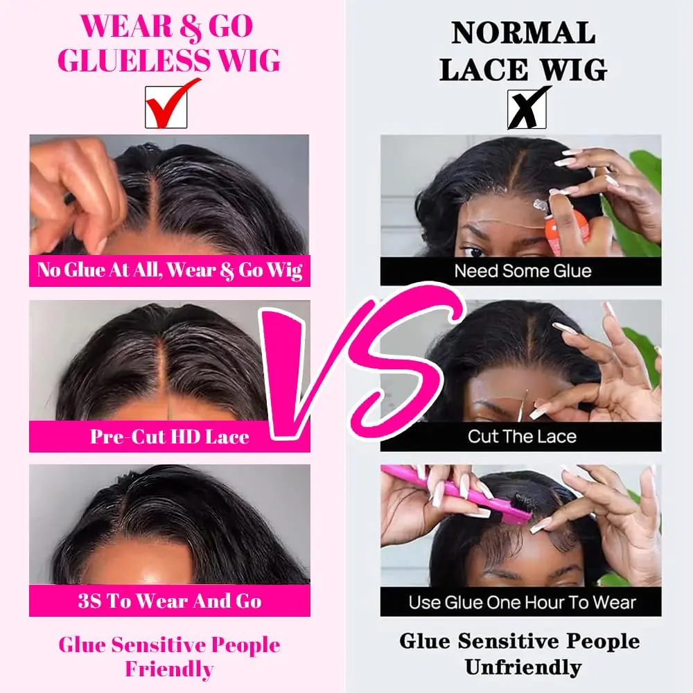Wear and go glueless wig human - Фотография_5