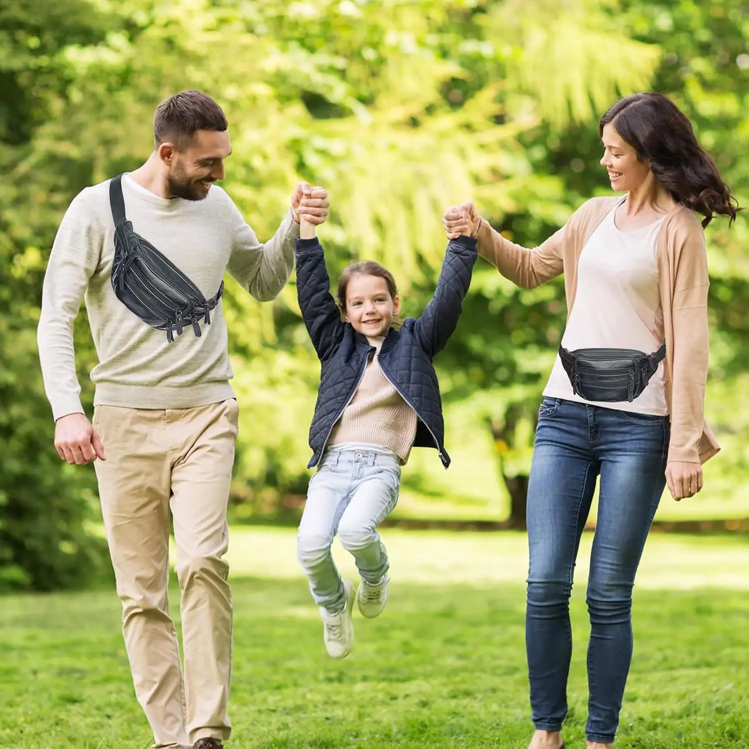 Кожаная поясная сумка для женщин и мужчин - Фотография_6