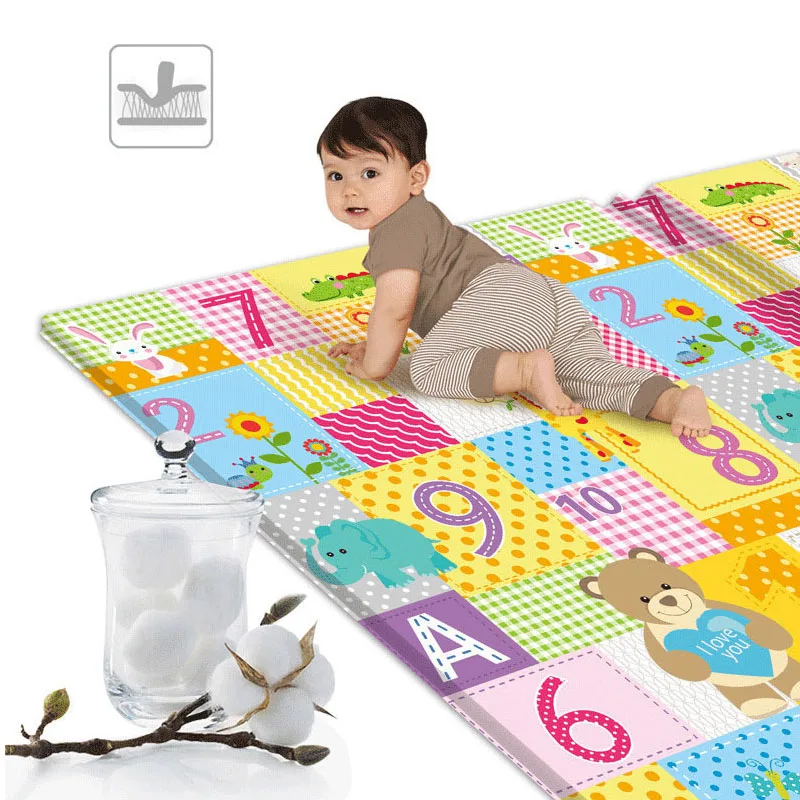 Складной детский игровой коврик 180x100