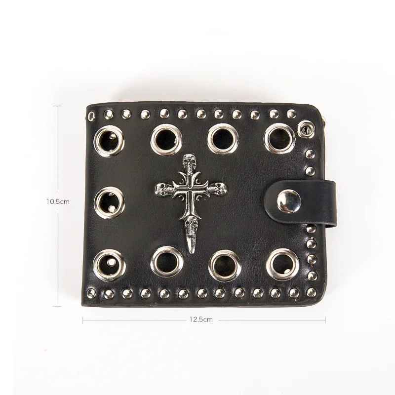 Мужской и женский кошелек-клатч с крестом - Фотография_3