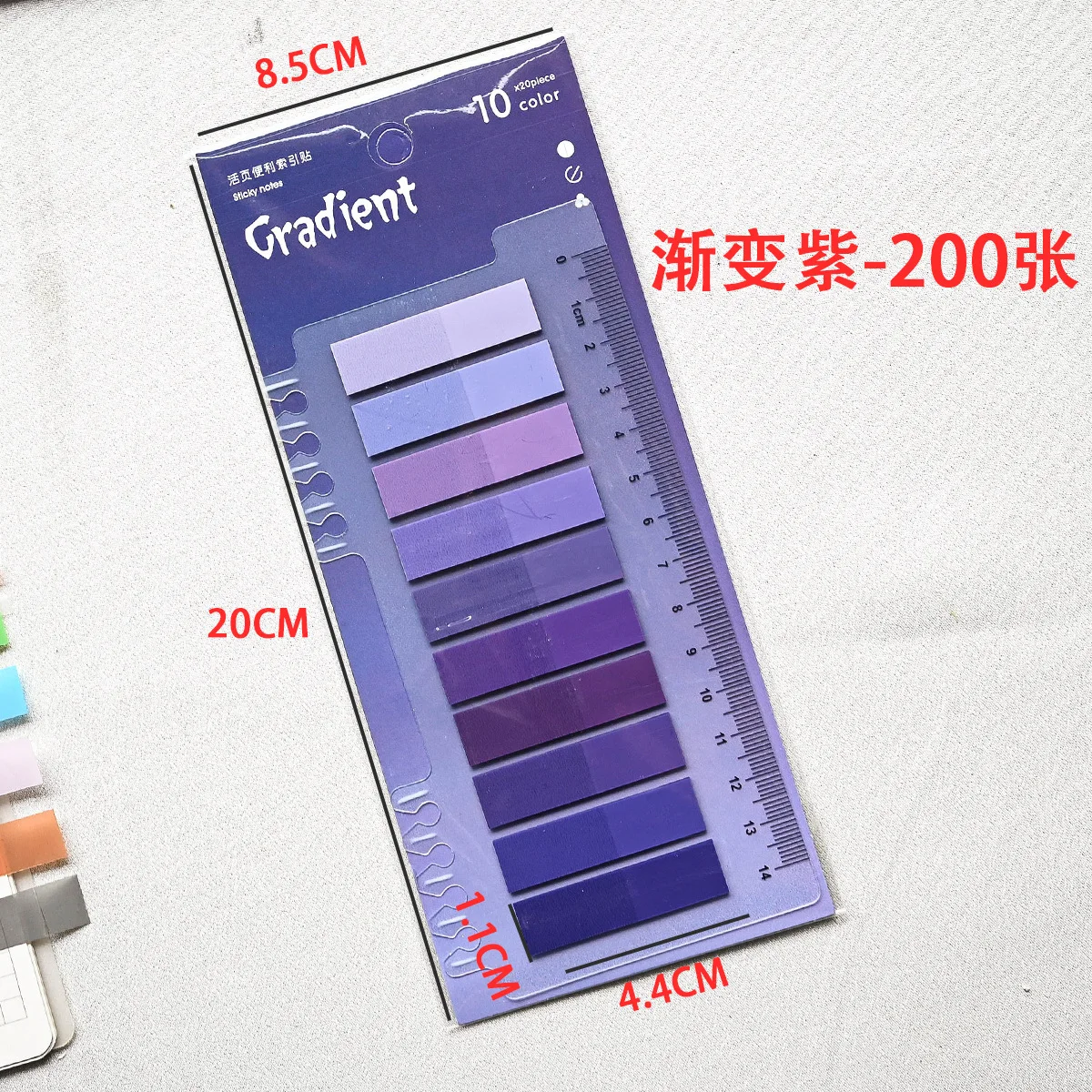 200 листов, прозрачные красочные индексные креативные блокноты для заметок - Фотография_6