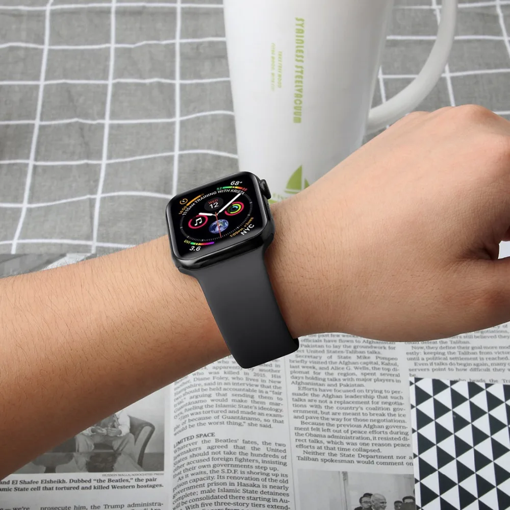 Силиконовый ремешок для apple watch - Фотография_2