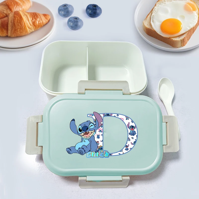 Ланч-бокс disney stitch с двумя отделениями для мальчиков и девочек - Фотография_4