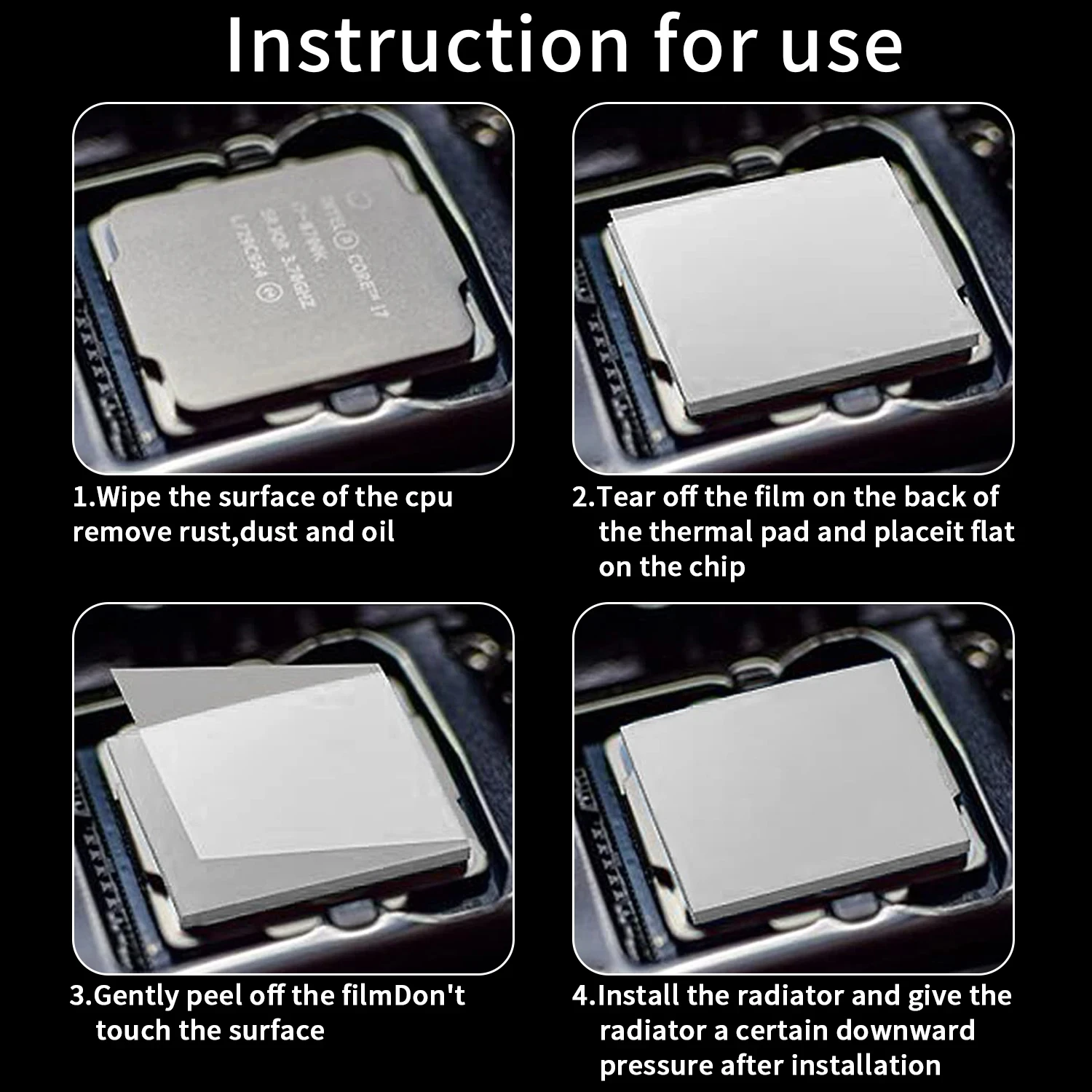 Gpu cpu термопрокладка радиатор - Фотография_4