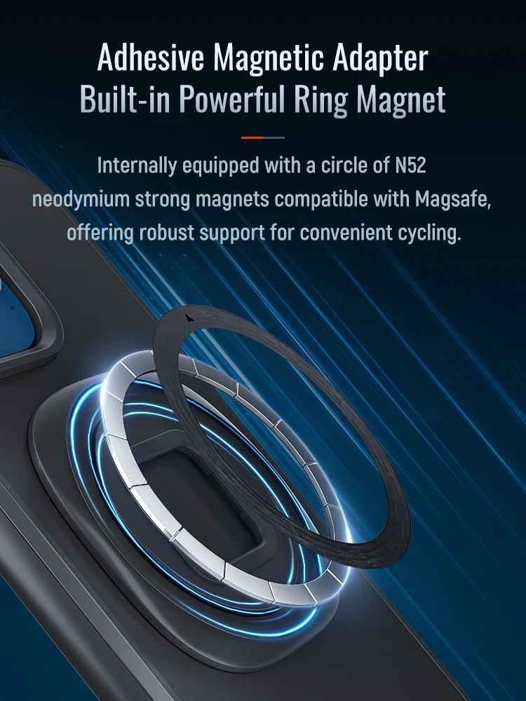 Держатель телефона с магнитным выносом для велосипеда - Фотография_2