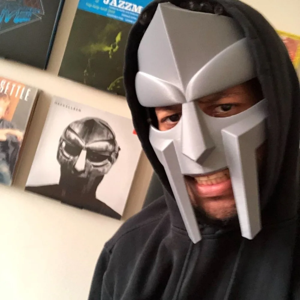 Mf doom spartan маска ретро хип-хоп