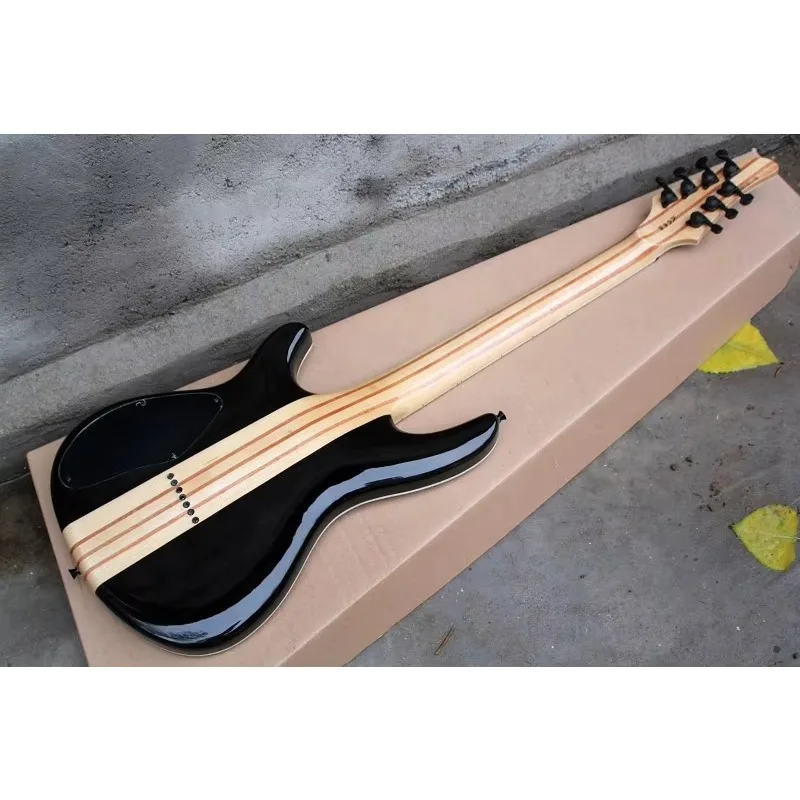 Электрогитара stlf7 strings blue body со шпоном из пламенного клена - Фотография_6