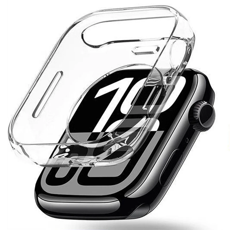 Мягкий силиконовый чехол для apple