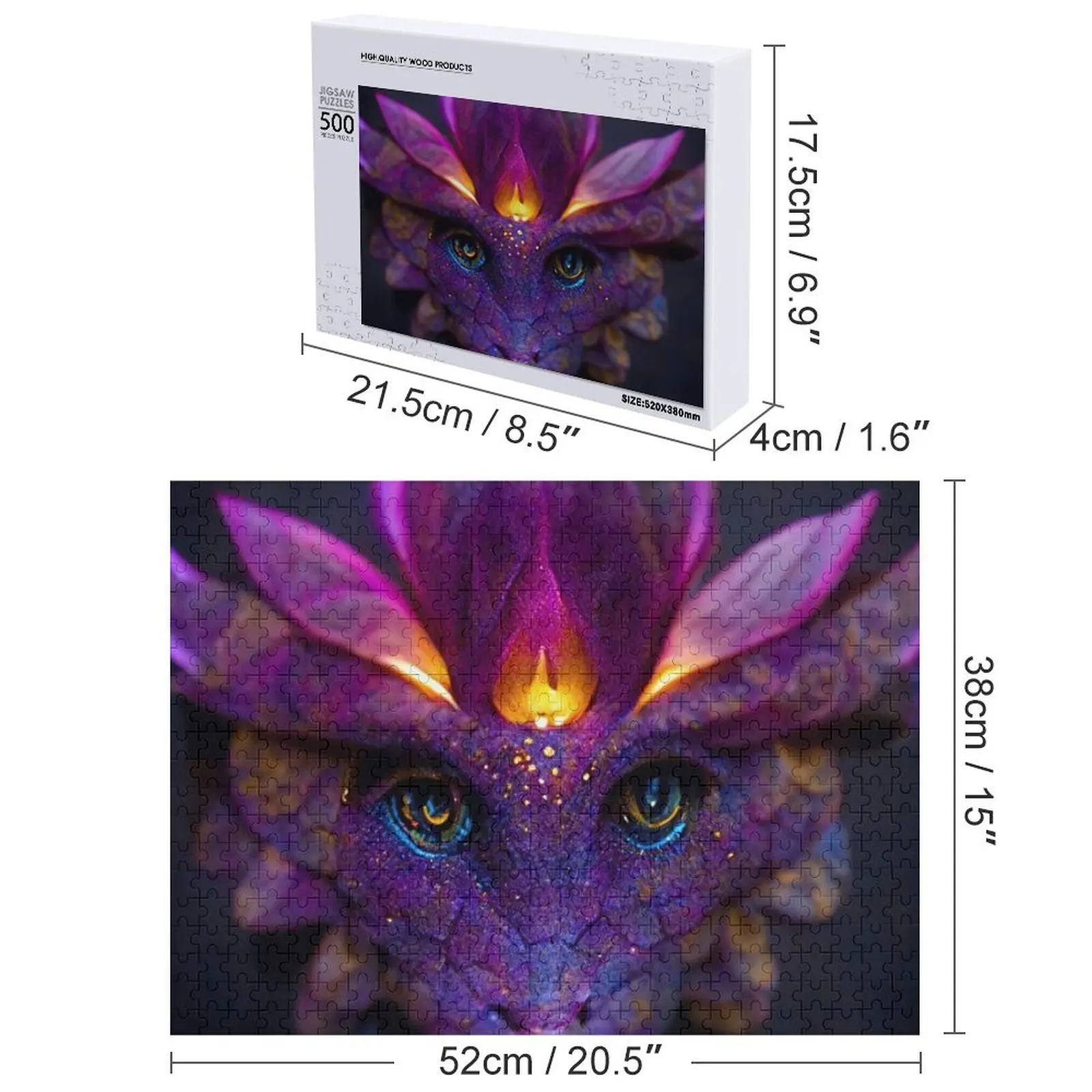 Пазл с орхидеей и драконом - Фотография_4