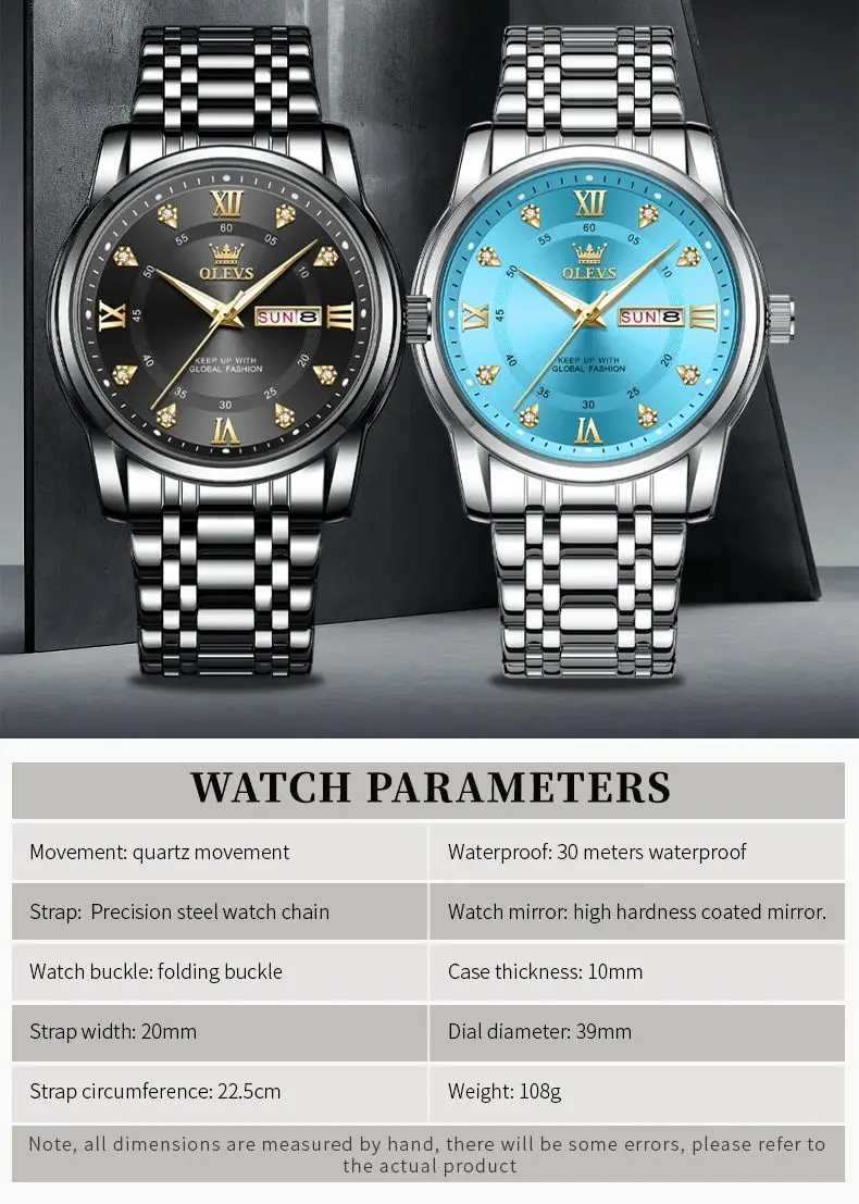 Olevs 5513, мужские часы - Фотография_5