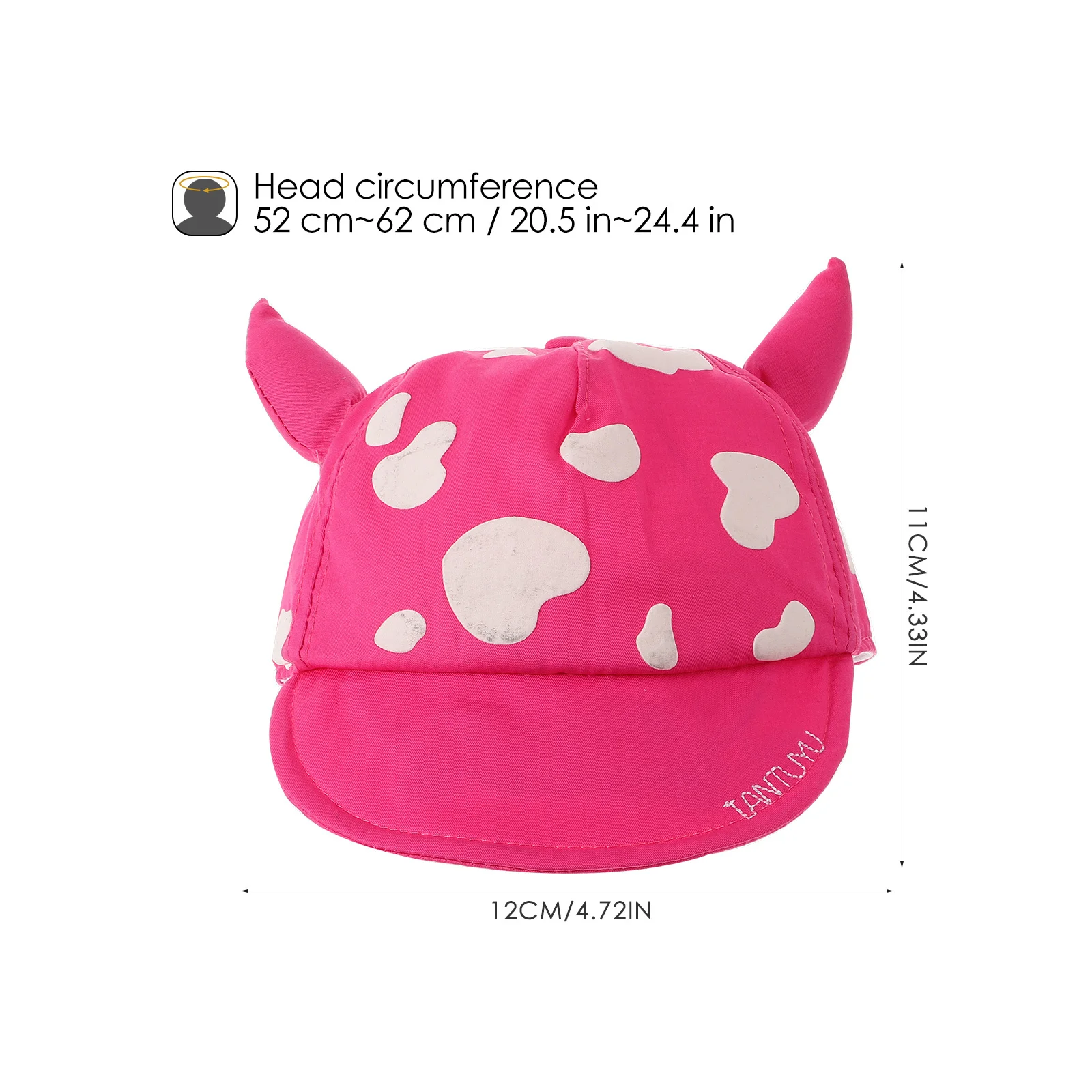 Хлопковая детская солнцезащитная шляпа с широкими полями - Фотография_5