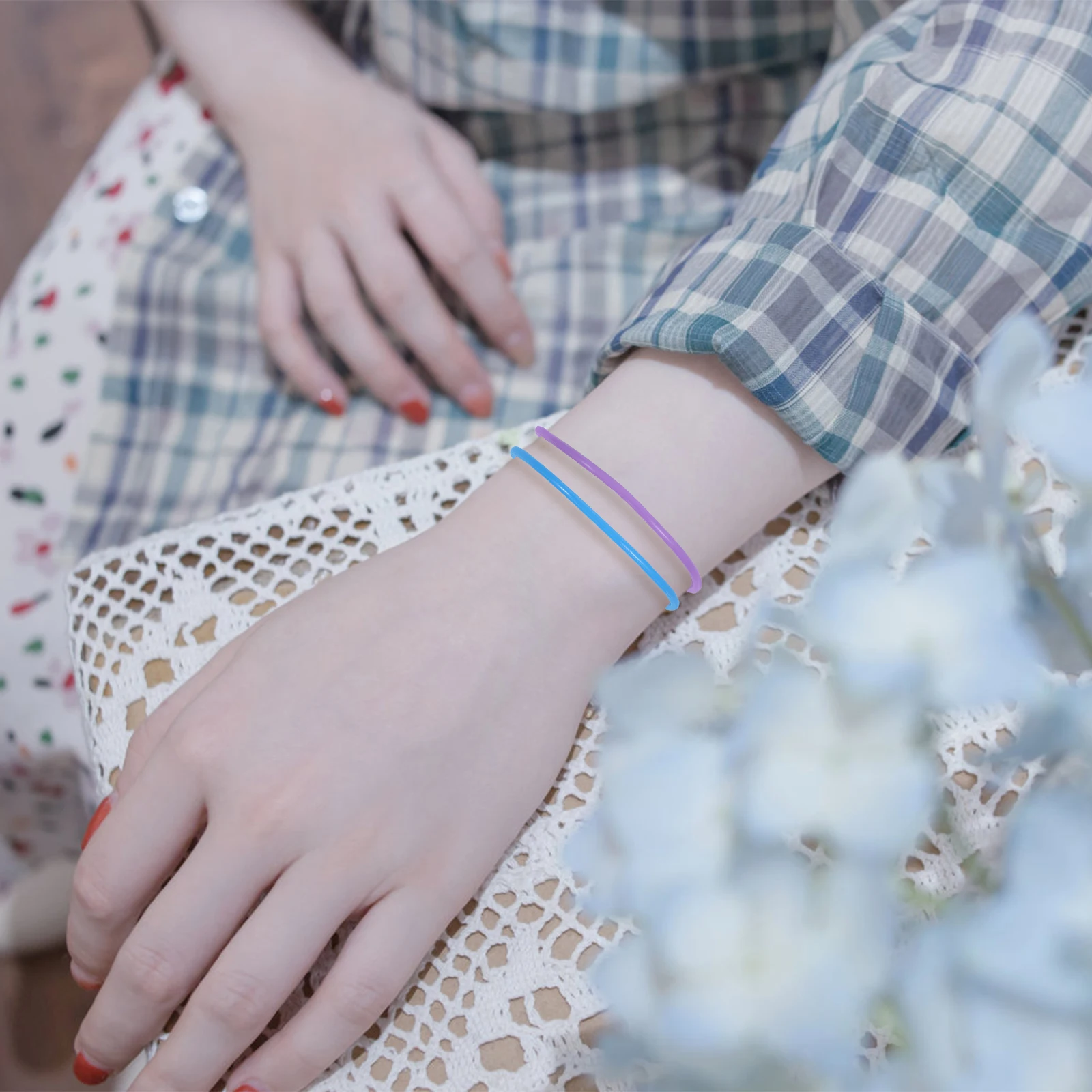 Светящийся силиконовый браслет - Фотография_3