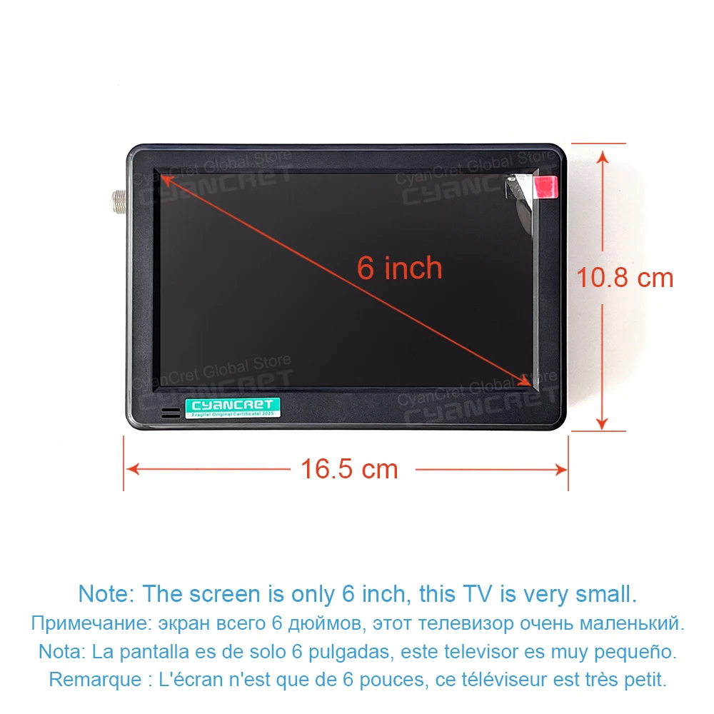 Leadstar d6 портативный телевизор - Фотография_5