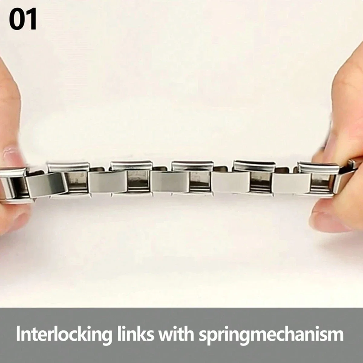 Новый модный милый итальянский звеньевой браслет y2k с крестом - Фотография_3