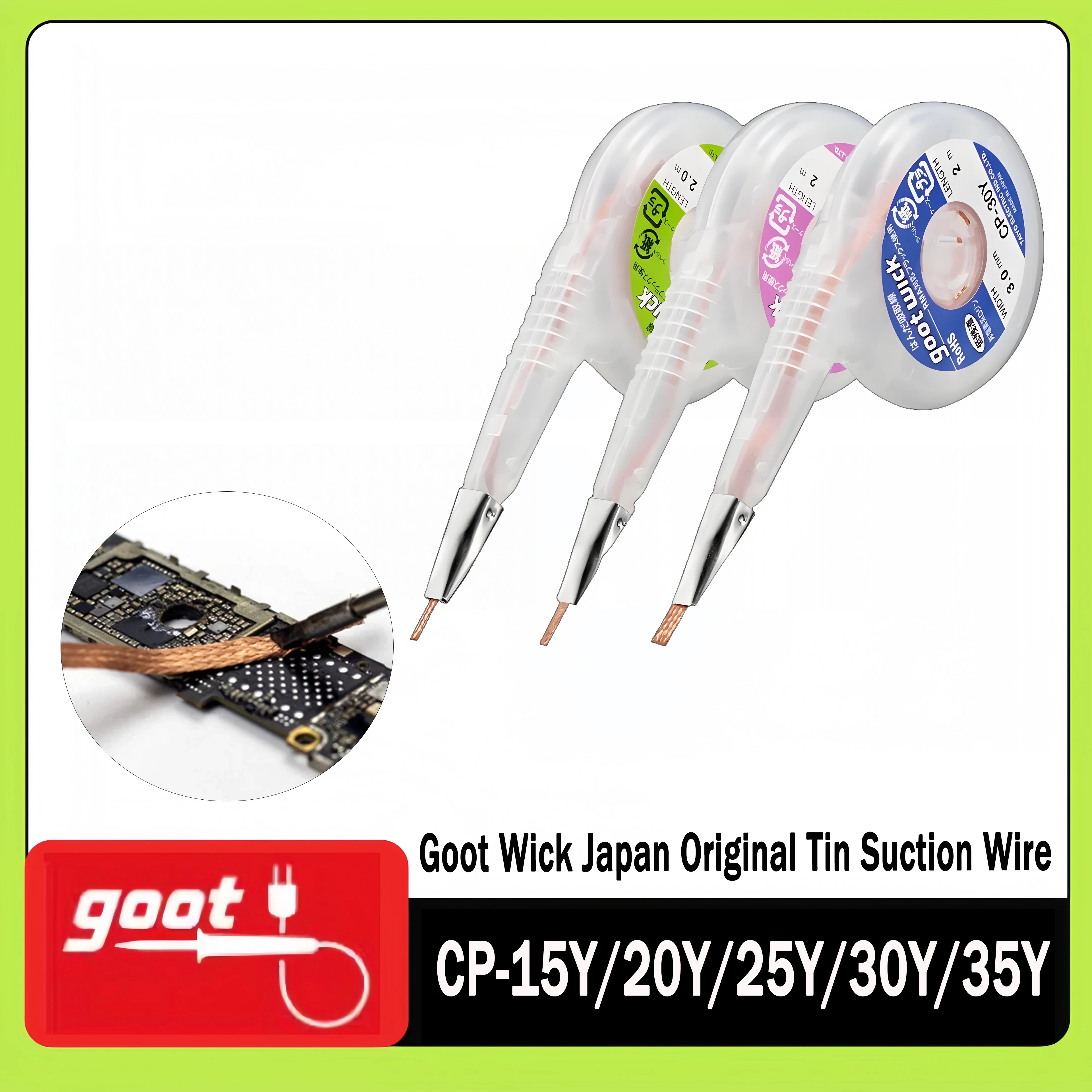 2m leadless wire desoldering -