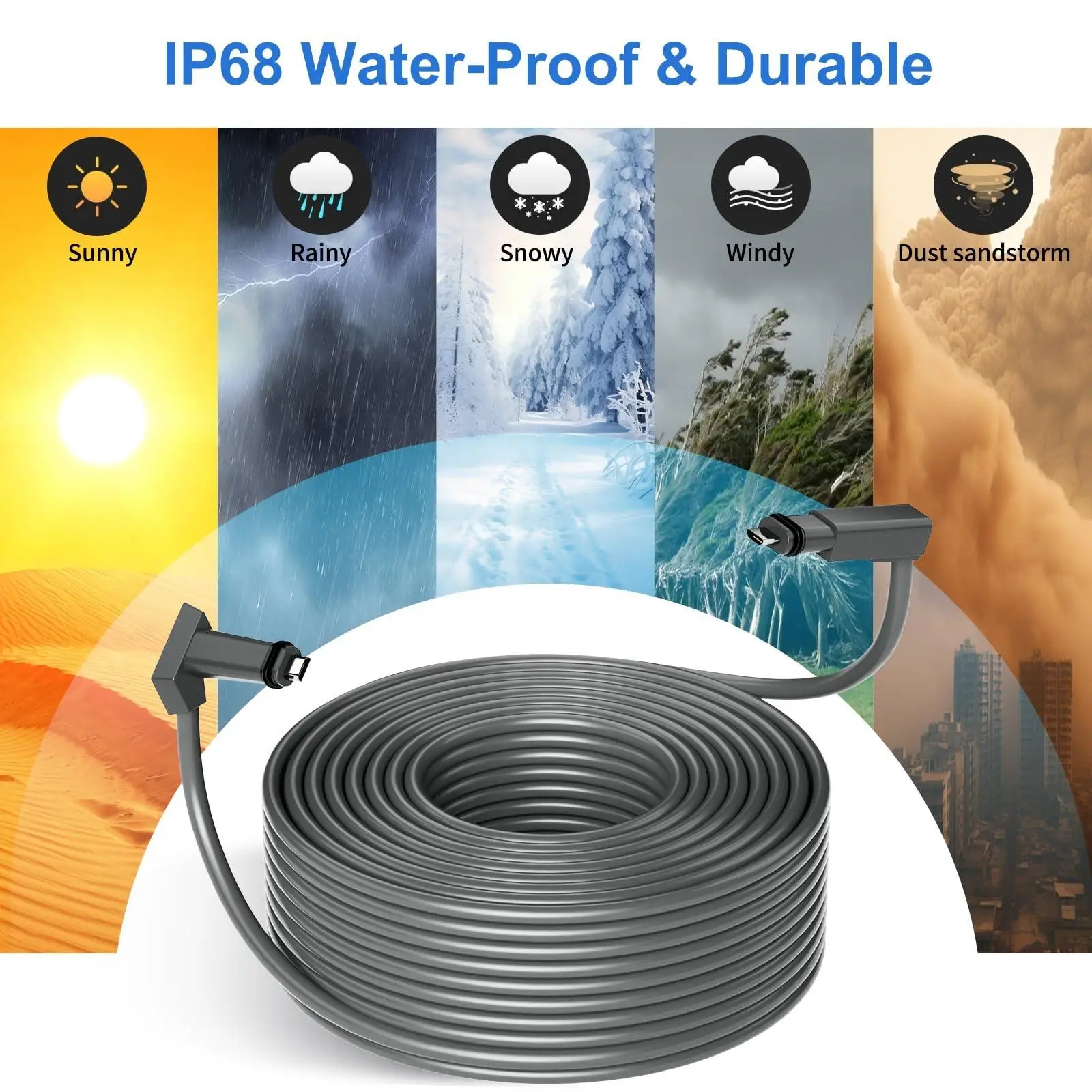 Спутниковый кабель starlink 23 м/75 футов - Фотография_6