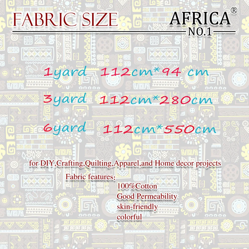 Африканский настоящий воск анкара - Фотография_6