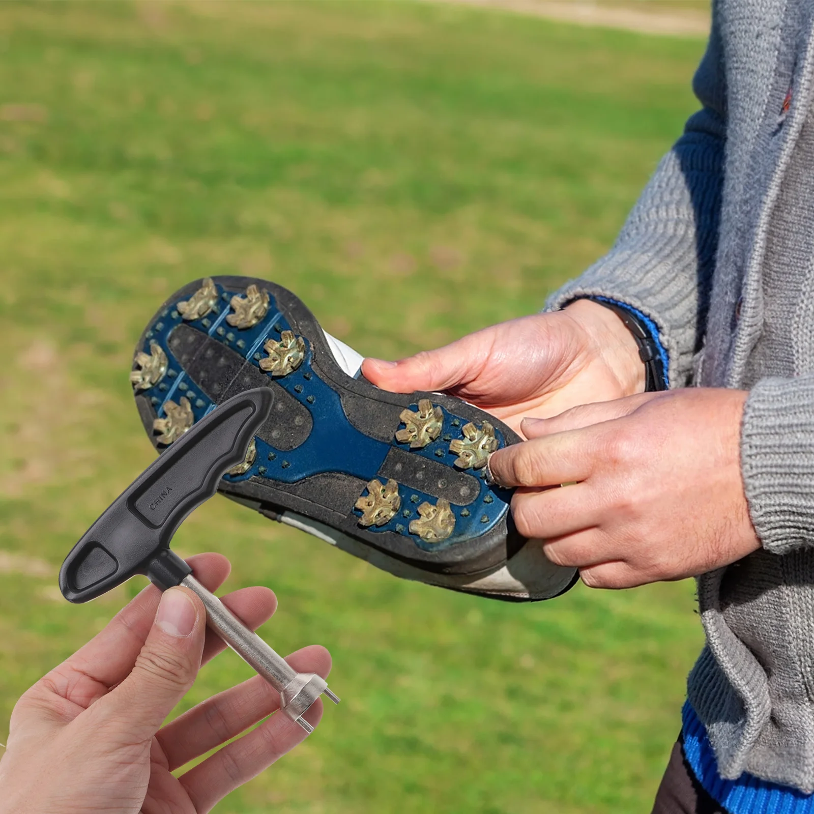 Ключ с шипами для обуви для гольфа - Фотография_6