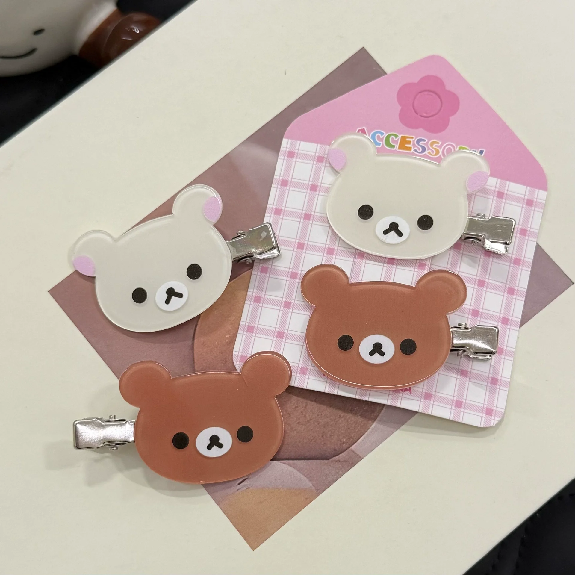 Заколка для волос с рисунком rilakkuma для девочек