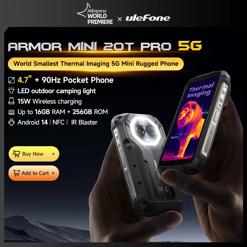 【мировая премьера】 ulefone armor mini 20t pro 5g 4