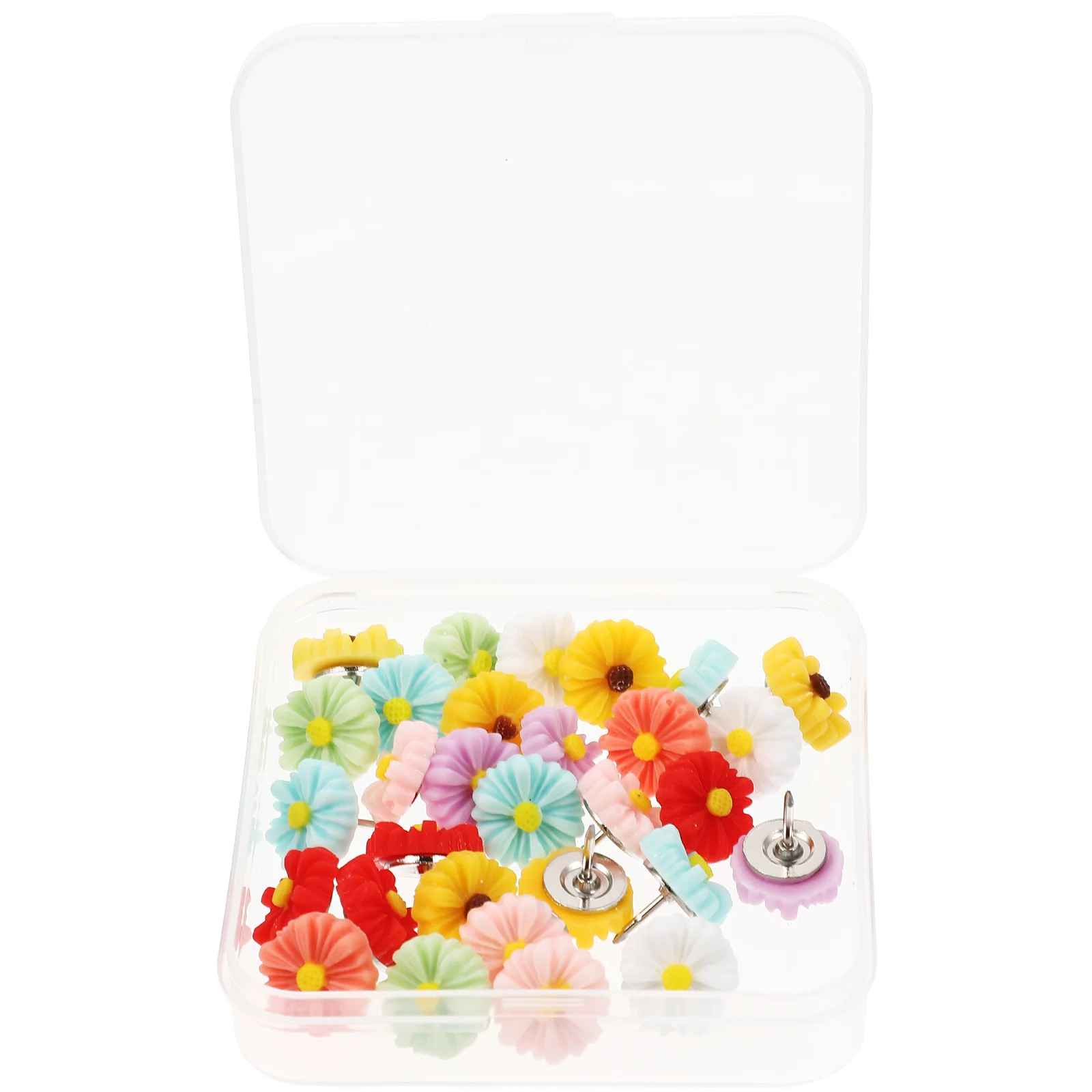 Канцелярские кнопки в форме цветка - Фотография_2