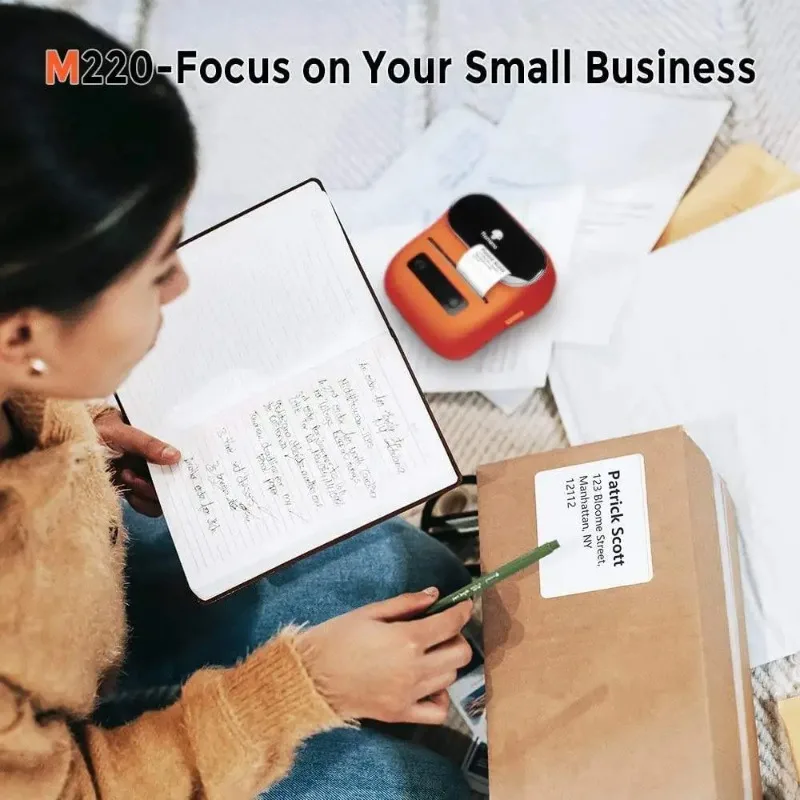 M220 портативный беспроводной термопринтер - Фотография_6