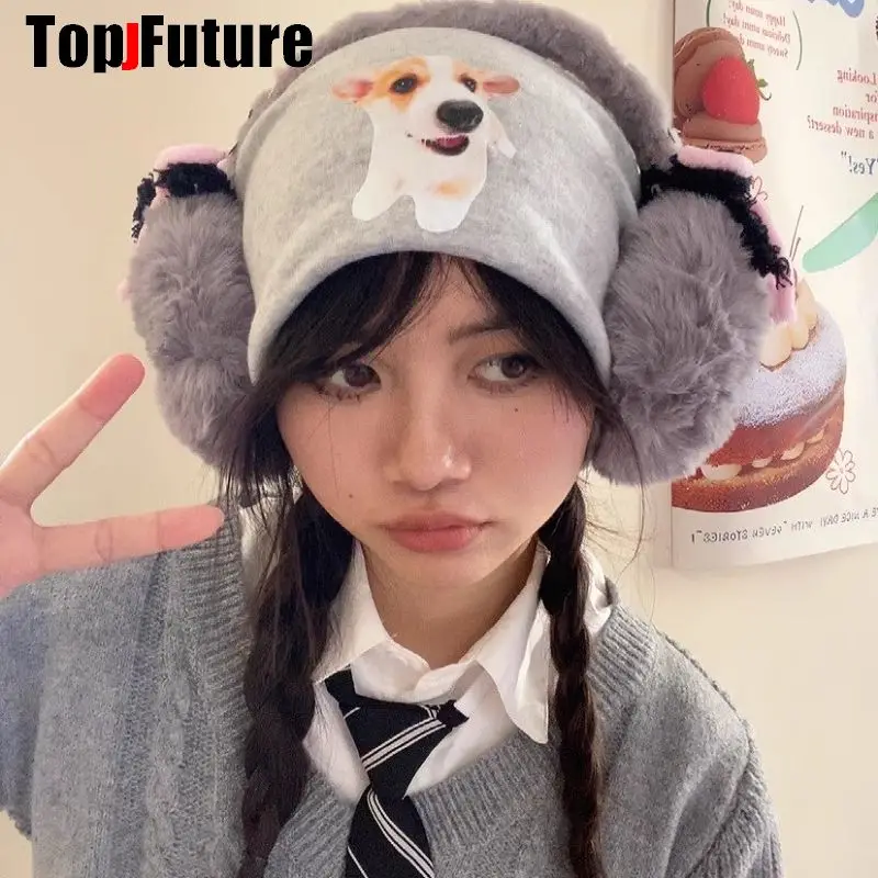 Harajuku y2k милые с бантом в стиле лолиты - Фотография_5