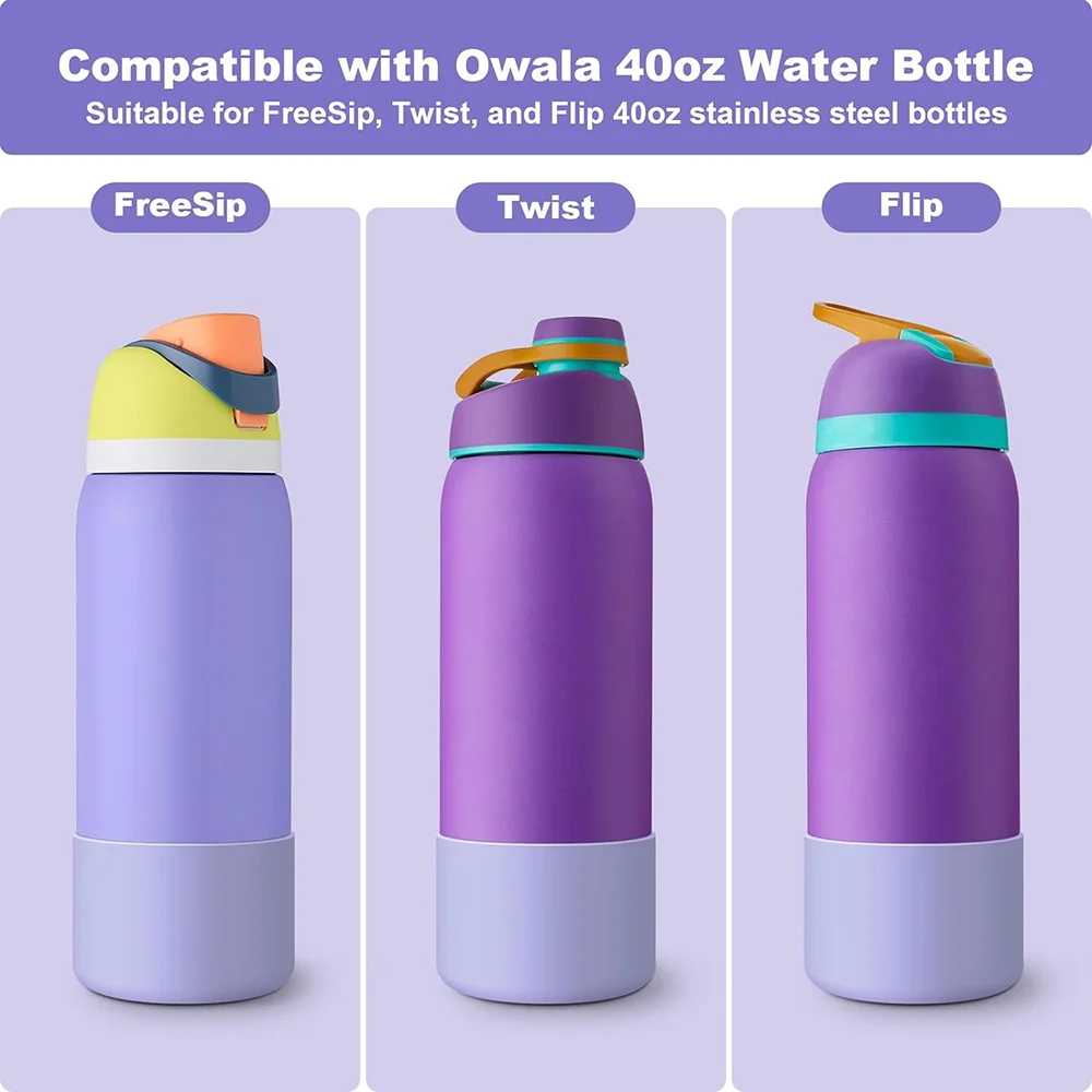 Силиконовая бутылка для воды для owala 24 унции 32 унции 40 унций - Фотография_5