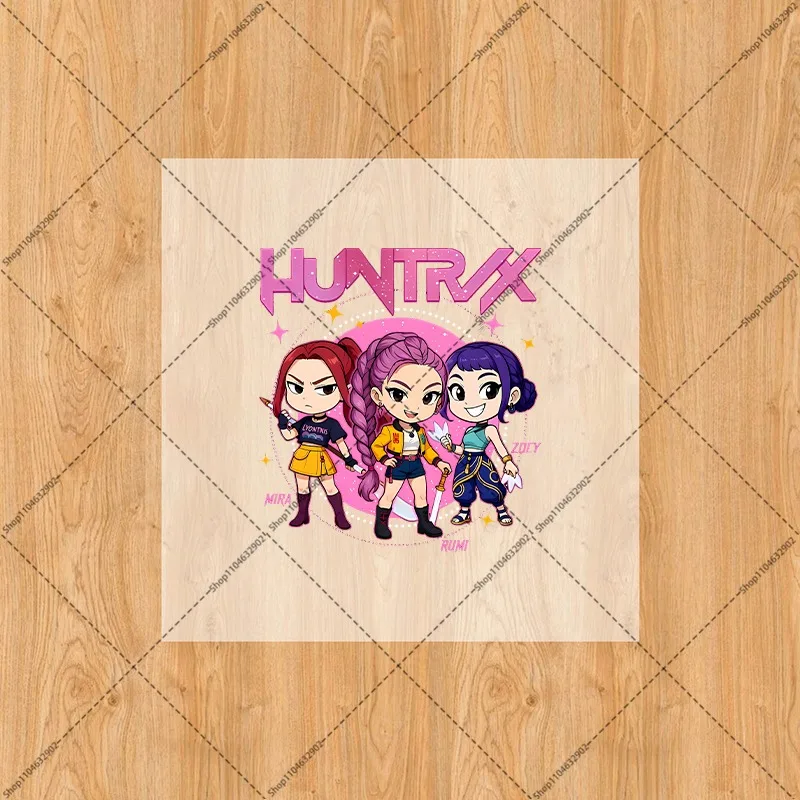 Kpop demon hunter iron on patches - Фотография_3