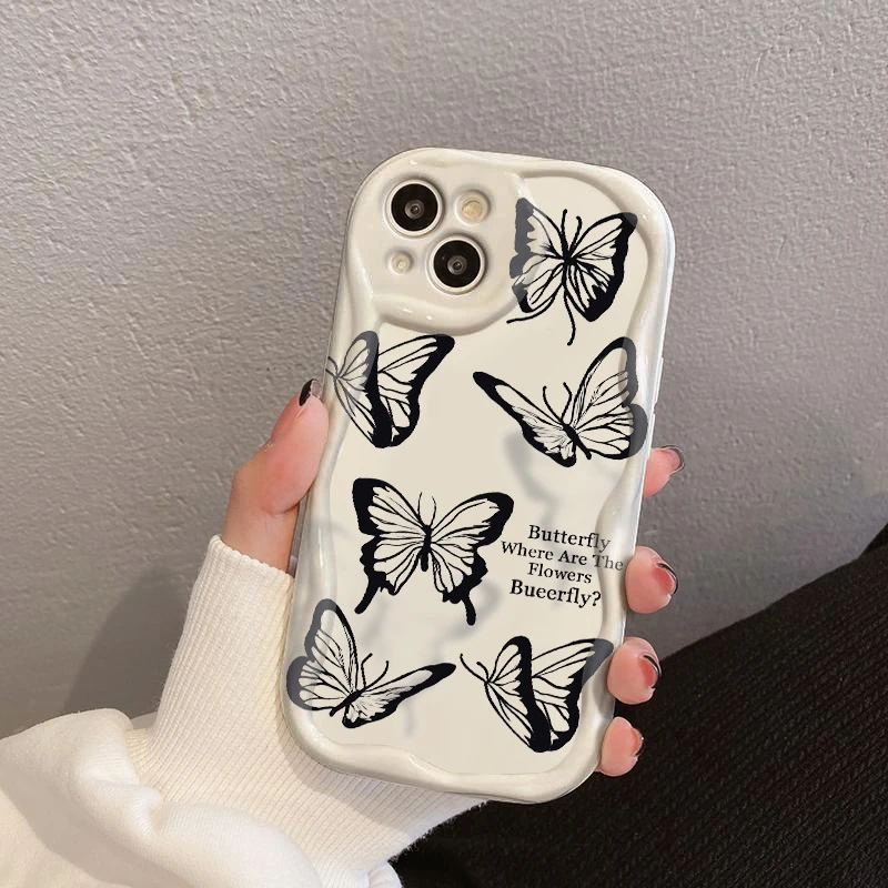 Чехол ins style silver butterfly для honor 200 - Фотография_5