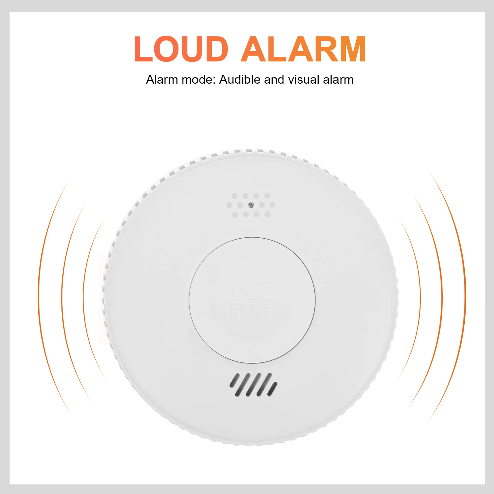 Дымовая пластиковая портативная пожарная сигнализация - Фотография_2