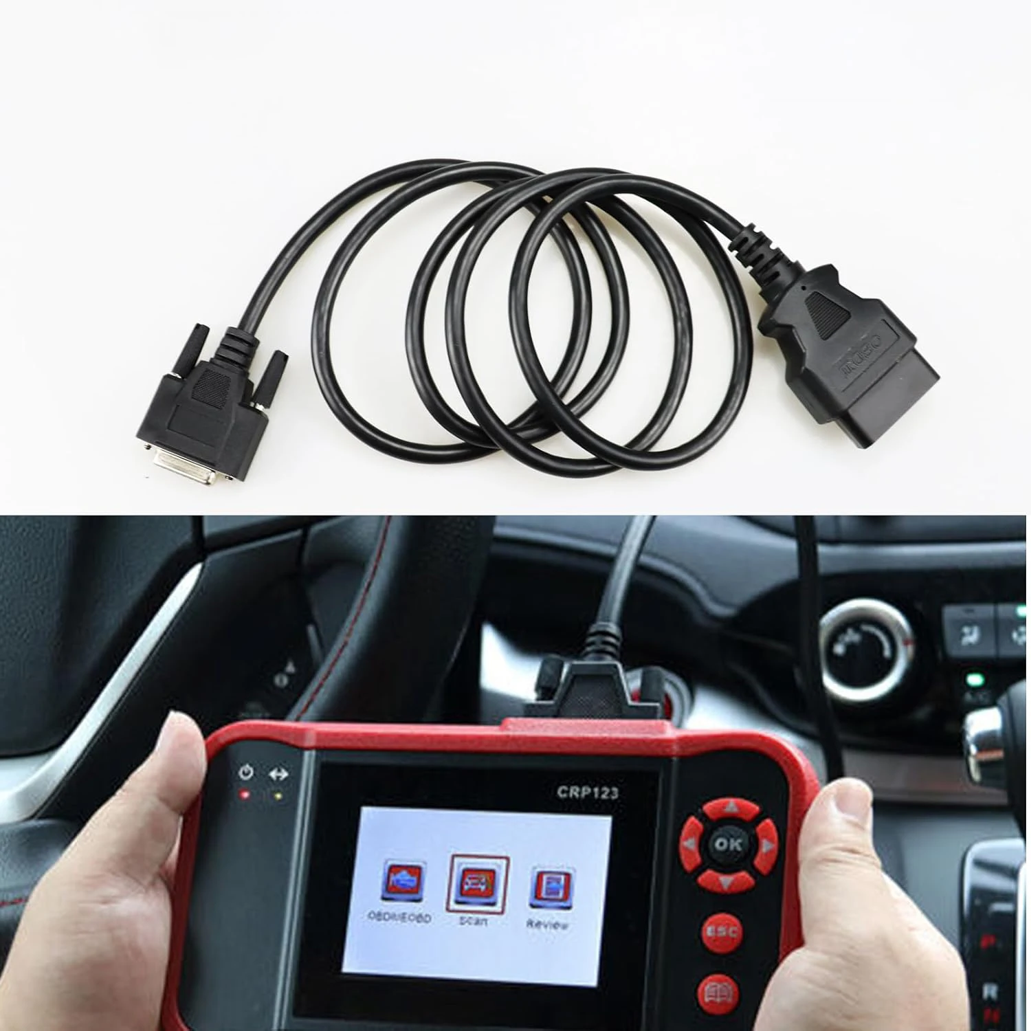 Запуск x431 obd 16-контактный основной кабель для запуска crp123 - Фотография_4