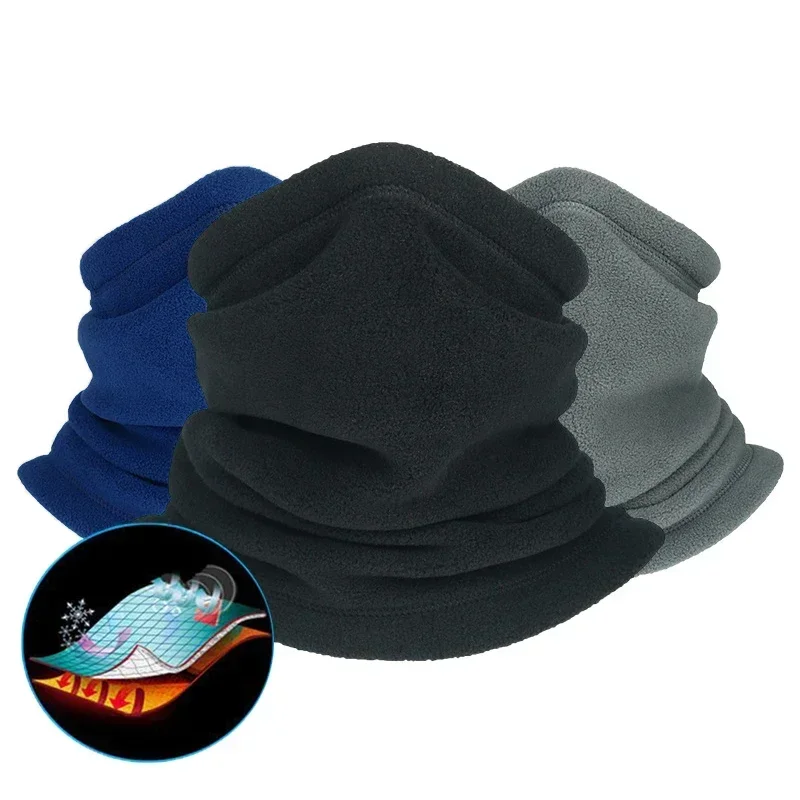 Зимняя теплая ветрозащитная маска унисекс для езды на мотоцикле - Фотография_5