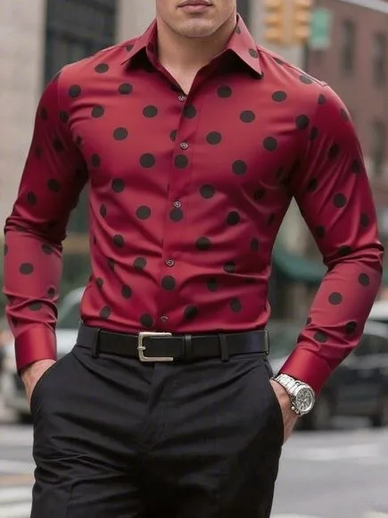 Мужская рубашка с длинным рукавом - Фотография_6