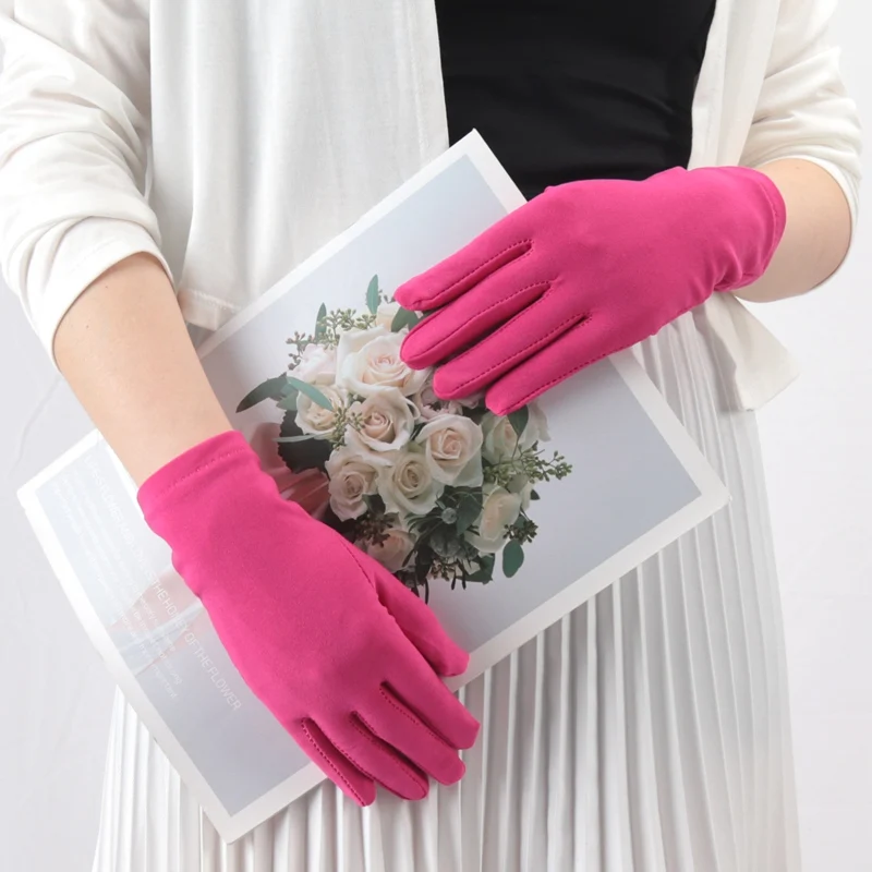 Новые однотонные модные женские перчатки manner - Фотография_4